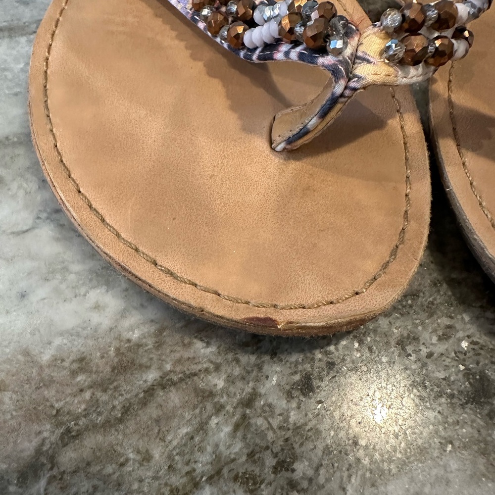 Zigi Soho Colorful Beaded Women's Sandals Size 7.5 - Picture 6 of 14